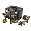 DeWalt Akku-Bohrschrauber-Set, 18V / 5Ah 2x 2Ah 18 Volt XR Akkus