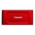 Kingston Technology 1TB Externe SSD XS1000 USB 3.2 Gen 2, Rot, Farbe: Rot, Kapazität: 1 TB