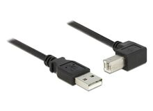 DeLOCK 1m USB 2.0 A m/m 90° USB Kabel USB A Schwarz, 6 image
