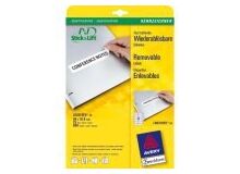 Avery Universal-Etiketten, weiß, 96 x 63,5 mm, wiederablösbar, 18 image