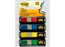 Post-It Tabs, 1 inch Solid, Red, Yellow, Blue, 22 Tabs/Color, 66/Dispenser Selbstklebendes Etikett Blau, Rot, Gelb, 3 image