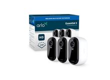 Arlo Essential 3 HD-Sicherheitskamera, 3er Set mit Solarpanel, 13 image