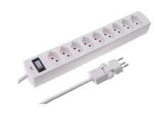 Max Hauri AG 114972 Verlängerungskabel 2 m 9 AC-Ausgänge Schwarz, 5 image