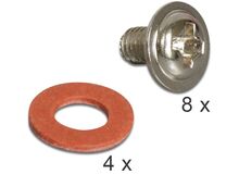 DeLOCK 18105 Montage-Kit Silber Metall, 2 image