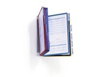 Durable Vario Pro 10 Dokumentenanzeige-Karussell Tisch/Wand Landschaftsportrait A4, 10 image