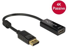 DeLOCK 62613 Videokabel-Adapter 0,2 m Mini DisplayPort HDMI Typ A (Standard) Schwarz, 3 image