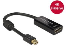 DeLOCK 65567 Kabeladapter DisplayPort VGA Schwarz, 2 image