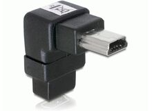 DeLOCK HDMI male > HDMI female 90° down HDMI 1.3 Schwarz, 7 image