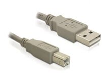 DeLOCK Cable USB 2.0 A-B - 0.5m USB Kabel 0,5 m USB A USB B Grau, 2 image