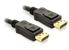 DeLOCK Cable DisplayPort 1.2 male > DisplayPort male 4K 1 m Schwarz, 2 image