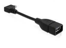 DeLOCK 1m USB2.0 microB/miniB USB Kabel Micro-USB B Mini-USB B 0,48 Gbit/s Schwarz, 2 image