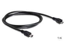 DeLOCK 83147 USB Kabel USB 2.0 1 m USB A Micro-USB B Schwarz, 3 image