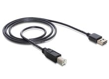DeLOCK 1m USB 2.0 A - B m/m USB Kabel USB A USB B 0,48 Gbit/s Schwarz, Länge: 1 m, 4 image