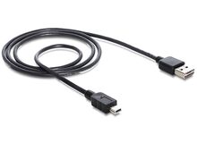DeLOCK 5m USB 2.0 A - mini USB m/m USB Kabel USB A Mini-USB A Schwarz, 5 image