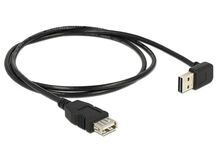 DeLOCK 1m, USB 2.0-A - USB 2.0-A USB Kabel USB A 0,48 Gbit/s Schwarz, 2 image