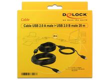 DeLOCK 15cm USB 2.0 USB Kabel 0,15 m USB A Schwarz, 6 image