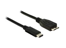 DeLOCK 65578 USB Kabel USB 2.0 0,15 m USB C Micro-USB B 0,48 Gbit/s Schwarz, 3 image
