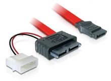 DeLOCK 82677 SATA-Kabel 0,5 m Rot, 2 image