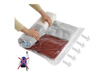 WENKO 3792720100 Aufbewahrungsbeutel für Kleidung Transparent, 10 image
