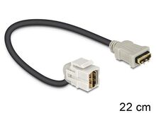 DeLOCK 3m HDMI HDMI-Kabel HDMI Typ A (Standard) HDMI Typ D (Mikrofon) Schwarz, 4 image