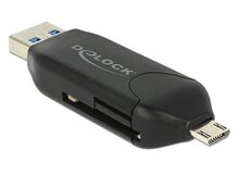 DeLOCK 91732 Kartenleser USB 2.0 Schwarz, 3 image