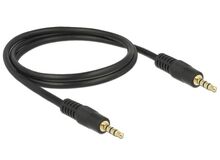 DeLOCK 3.5mm - 3.5mm, 0.5m Audio-Kabel 0,5 m Schwarz, 3 image