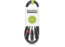 Bemero BAC4043-75BK XLRf - 2x XLRm 0.75m Audio-Kabel 0,75 m XLR (3-pin) 2 x XLR (3-pin) Schwarz, 4 image