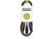 Bemero BAC4142-75BK XLRm - 2x XLRf 0.75m Audio-Kabel 0,75 m XLR (3-pin) 2 x XLR (3-pin) Schwarz, 4 image