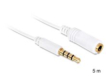 DeLOCK 3.5mm 1m Audio-Kabel Weiß, 2 image