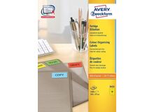 Avery Farbige Etiketten, rot, 105 x 148 mm, permanent, 4 image