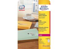 Avery L7551-25 Druckeretikett Transparent, 2 image