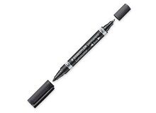 Staedtler Lumocolor Duo Permanent-Marker Feine/ runde Spitze Blau 1 Stück(e), 3 image