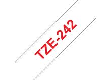 Brother TZE-262 Etiketten erstellendes Band Rot aud Weiss, 6 image