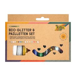 Folia Bio Glitzer- und Pailletten-Set Bio Glitzer- und Pailletten-Set Mehrfarbig