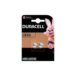 DURACELL Alkaline LR43, 2 Stk 1,5 Volt, 2 Stück
