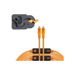 Tether Tools LeverLock & Cable Kit Optima 10G, 9.2m Orange