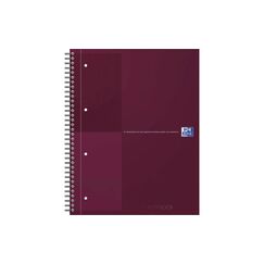 Elba OXFORD A4+ International Notizbuch, liniert A4+, 6-mm-kariert, 80 Blatt