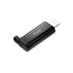 LMP USB-C (f) zu Lightning (m) Adapter MFi, PD, Aluminium, Schwarz