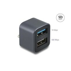 Delock USB Hub Mini, USB Type-C Stecker, 1 x USB 10 Gbps