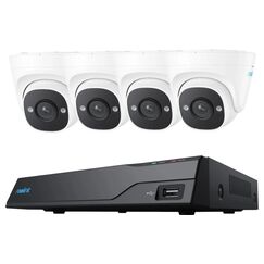 Reolink NVS8-5MD4 2K+ System mit 4 Kameras 8-Kanal 12MP Überwachungskamerasystem