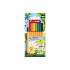 STABILO point 88 Mini Animal 8er Etui verschiedene Farben