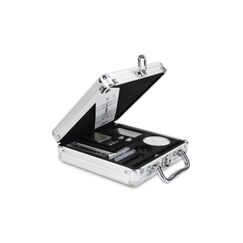 Lenco Plattenspieler Zubehörset 12in1 Aluminium Silberfarben
