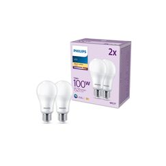 Philips Leuchtmittel LED Normallampe ersetzt 100W, E27, 2700K, 1521 lm