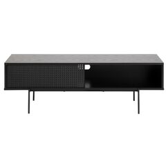 AC Design TV-Möbel Angus Melamin/stahl, 140x40x44,5 cm, Schwarz