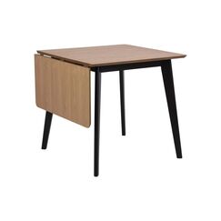 AC Design Esstisch Roxby mit Verlängerung Furnier, Gummibaumholz,80/120x80x76 cm
