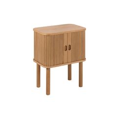 AC Design Nachttisch Langley Eiche, 45x30x60 cm, Braun
