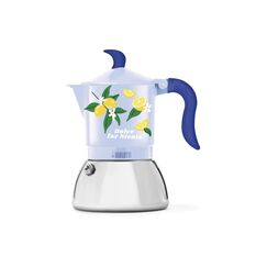 Bialetti Moka Fiammetta Ind 2 Tassen blau Lemons