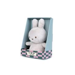 Miffy Lucky sitzend grau 10cm Geschenkbox