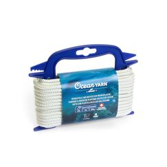 OceanYarn-Seil Normalgefl. 6mm/15m weiss Haspel à 15m