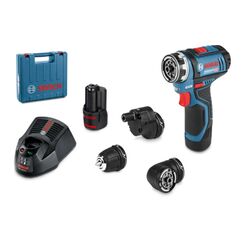 Bosch Akku-Bohrschrauber GSR 12V-15, 2x Akku GBA 12V 2Ah
